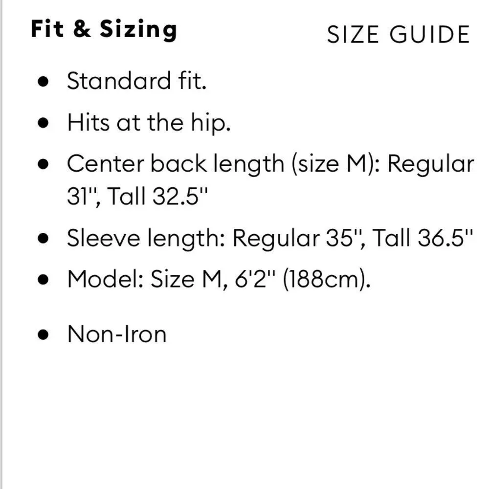 ✨ HP✨Standard-Fit Non-Iron Dress Shirt✨